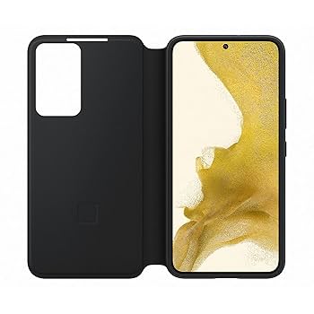 Amazon.com: Samsung Official S22 Smart Clear View Cover Black